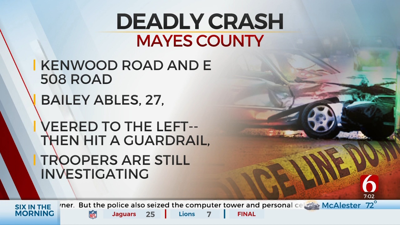 1 Dead In Mayes County Crash