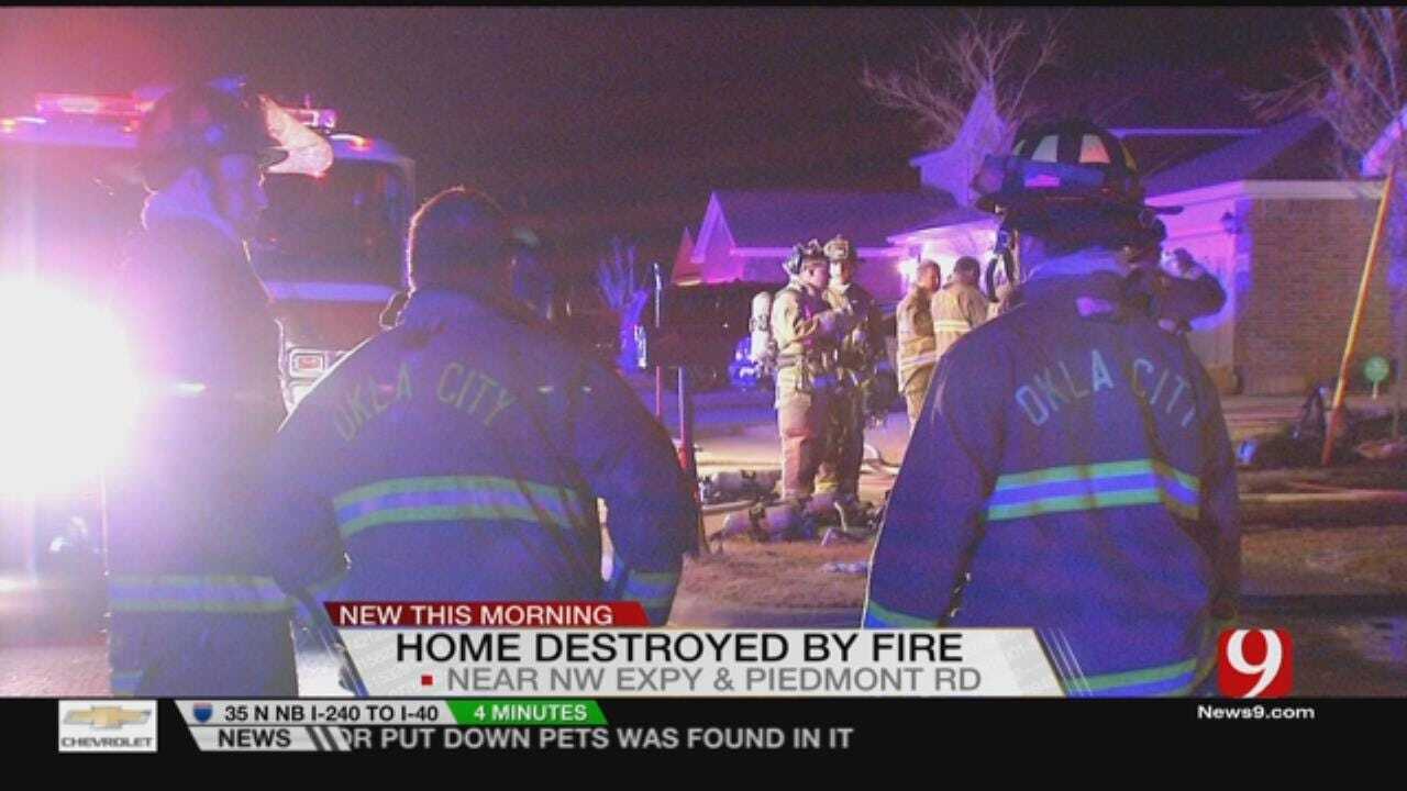 Early Morning Fire Fire Guts Piedmont Home