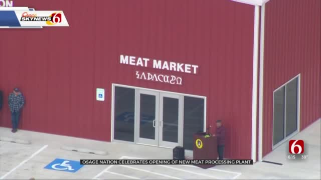 Osage Nation Celebrates Opening Of Hominy Meat Processing Plant