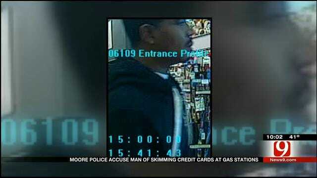 Moore Police Search For Man Skimming Credit Cards
