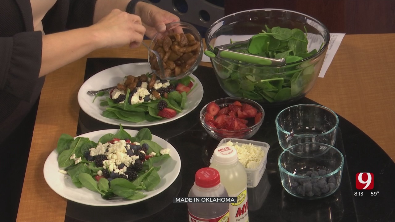 Made In Oklahoma: Spinach And Berry Salad