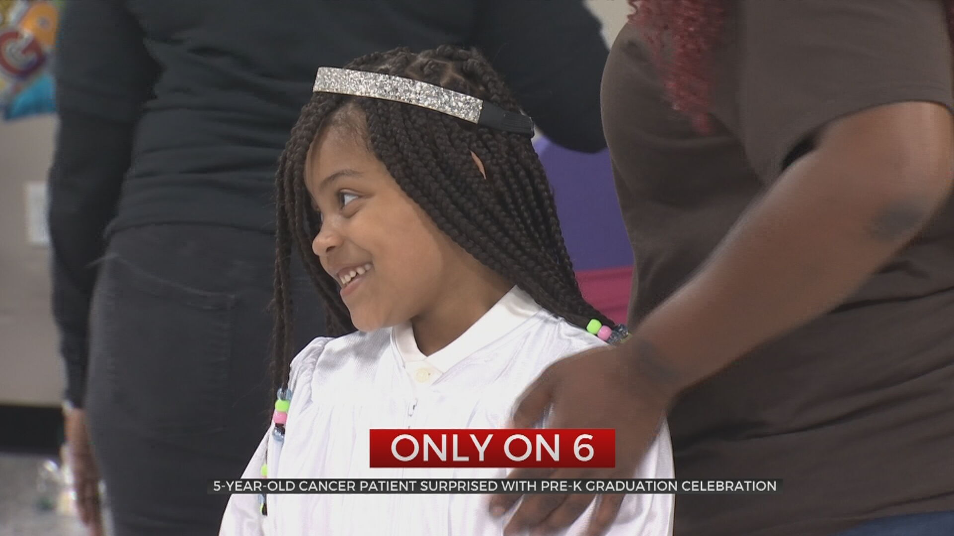 5-Year-Old Tulsa Cancer Patient Surprised With Pre-K Graduation Celebration 