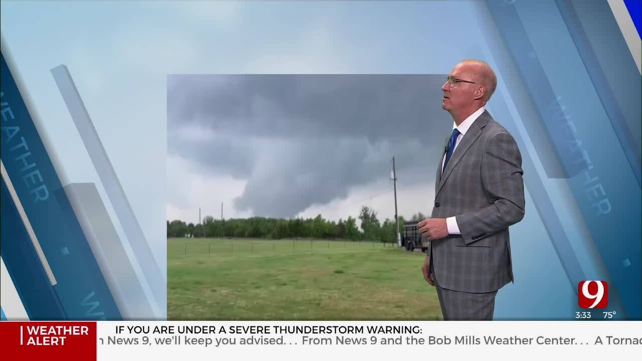 LIVE UPDATES: Tornado Warning Active In Caddo, Canadian Counties