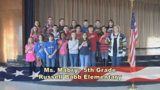 Ms. Mabry's 5th Grade Class at Russell Babb Elementary School