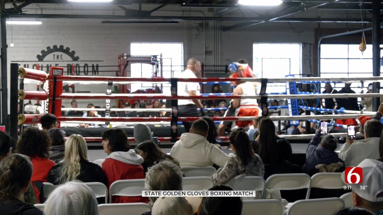 Amateur Boxers Compete In Tulsa's Golden Gloves Match For Shot At Nationals