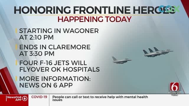F-16 Flyovers To Thank Healthcare Workers Continues Friday
