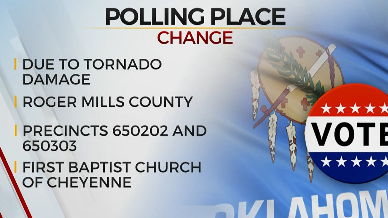 Storm Damage Prompts Roger Mills County Polling Location Changes