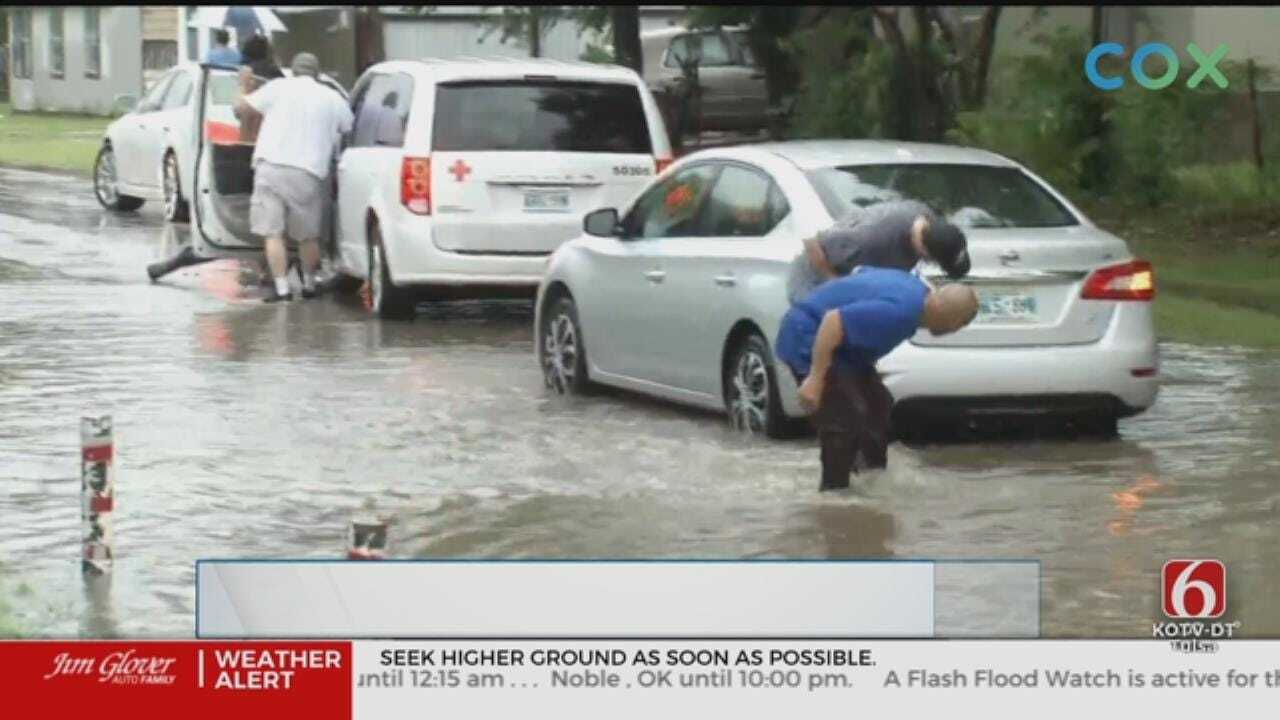 Flash Flooding Causes Big Problems For Tulsa Drivers