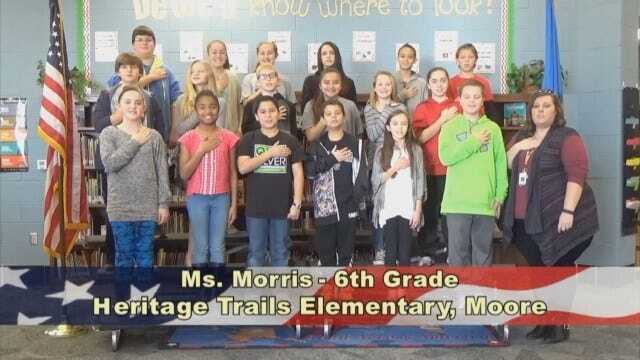 Ms. Morris' 6th Grade Class At Heritage Trails Elementary