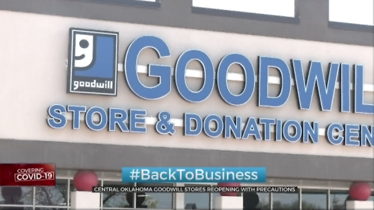Central Oklahoma Goodwill Stores Reopening With Precautions 