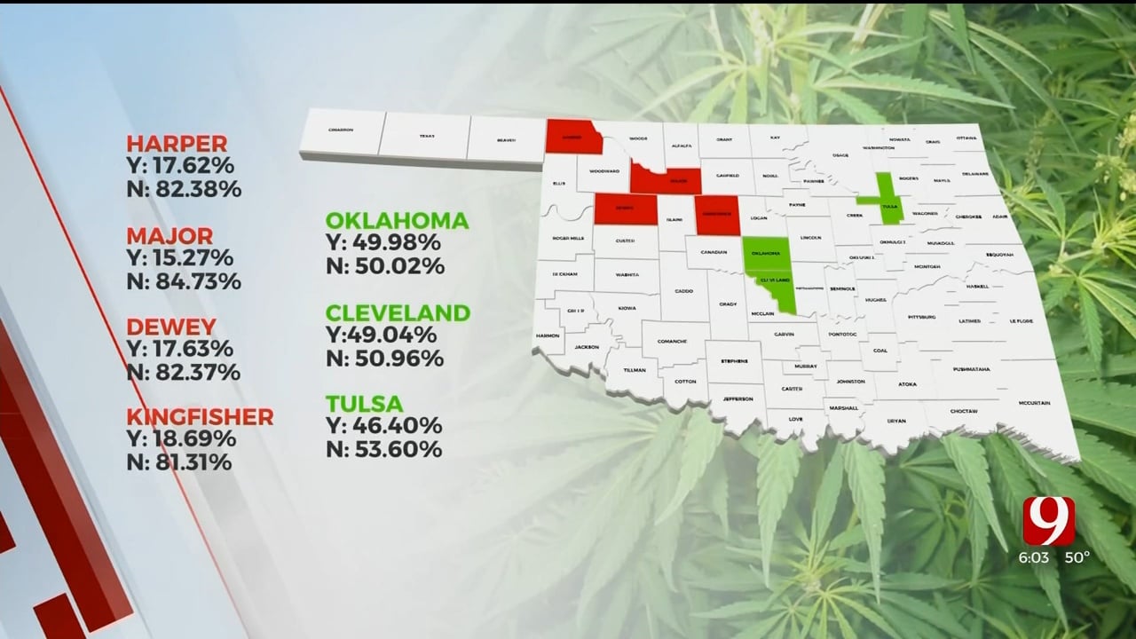 Oklahoma Says 'No' To Recreational Marijuana