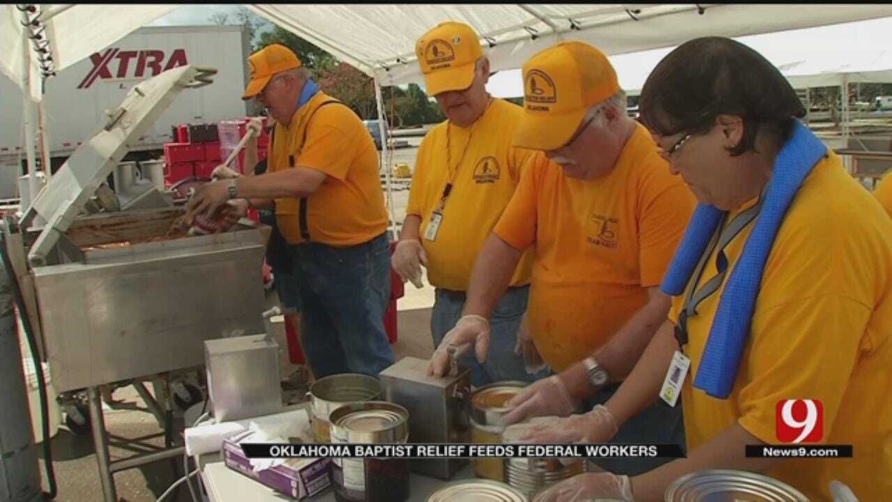 Oklahoma Baptist Disaster Relief Volunteers Prepare To Help Federal Workers