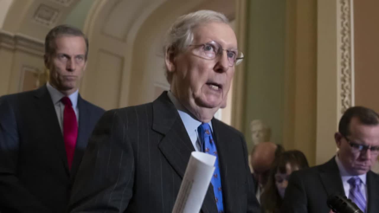 McConnell Suffered Concussion In Fall, Will Remain Hospitalized For Several Days