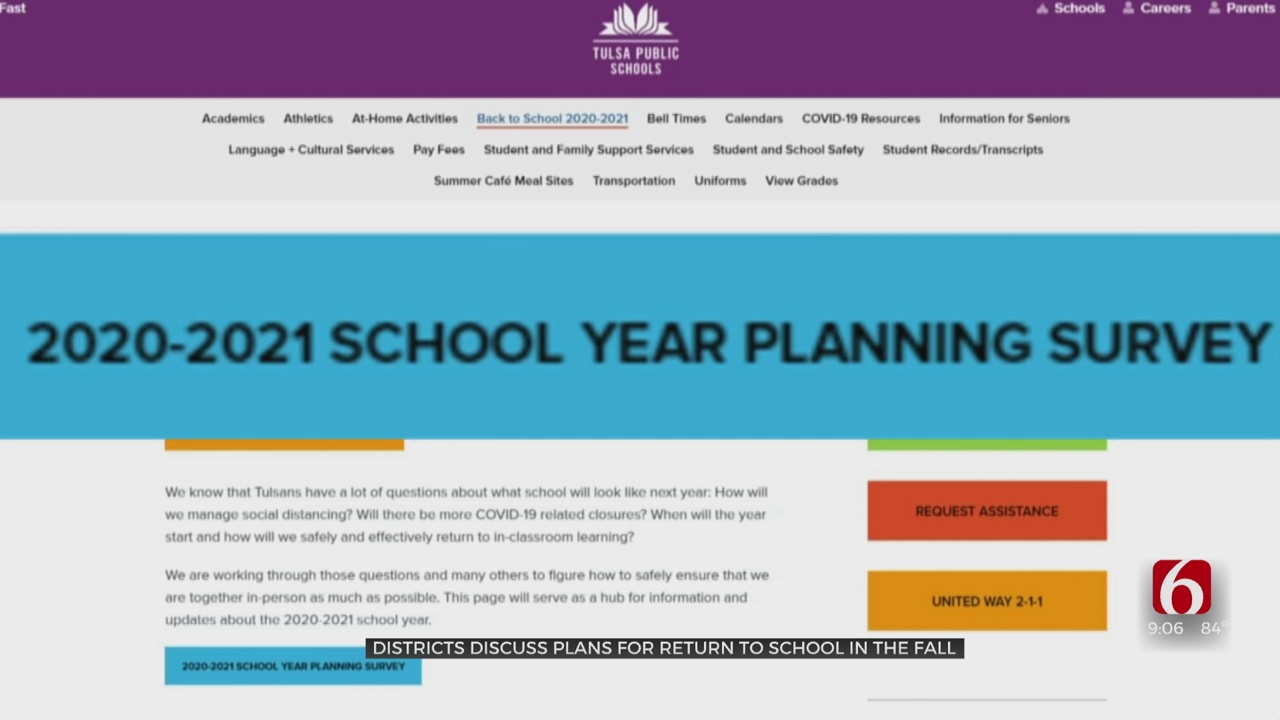 Green Country School Districts Using Surveys, Health Measures For Planning Next Year
