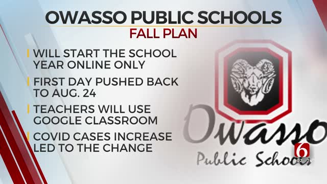 Owasso Public Schools To Begin Semester Virtually 