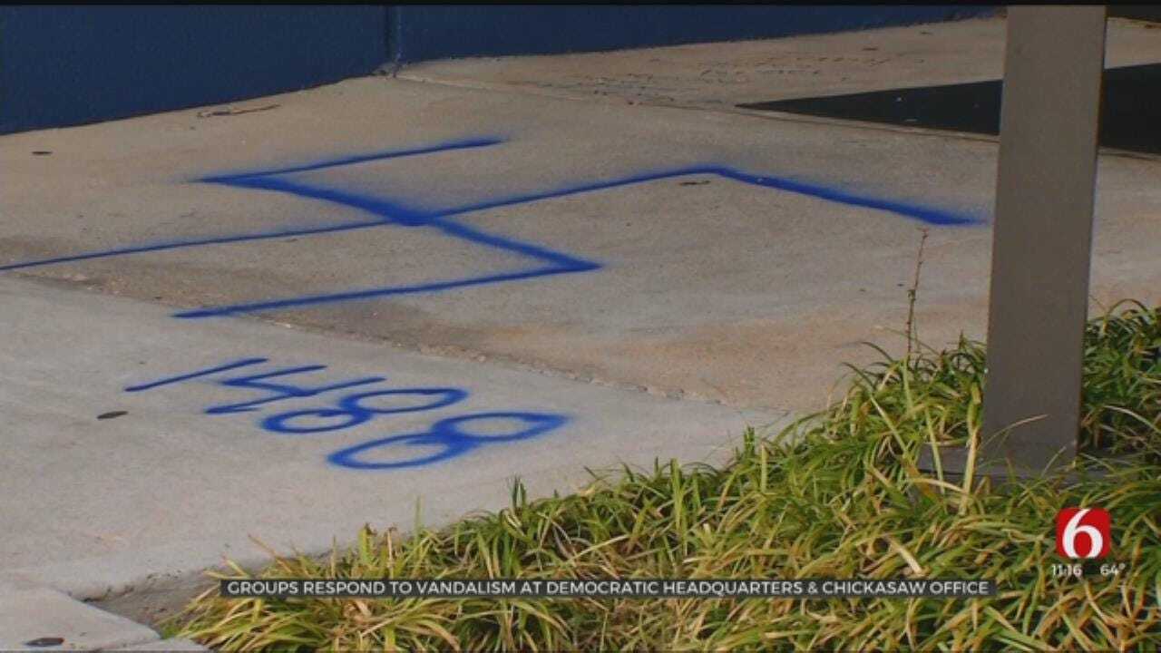 Tulsa Religious Groups React To Racist Graffiti In OKC
