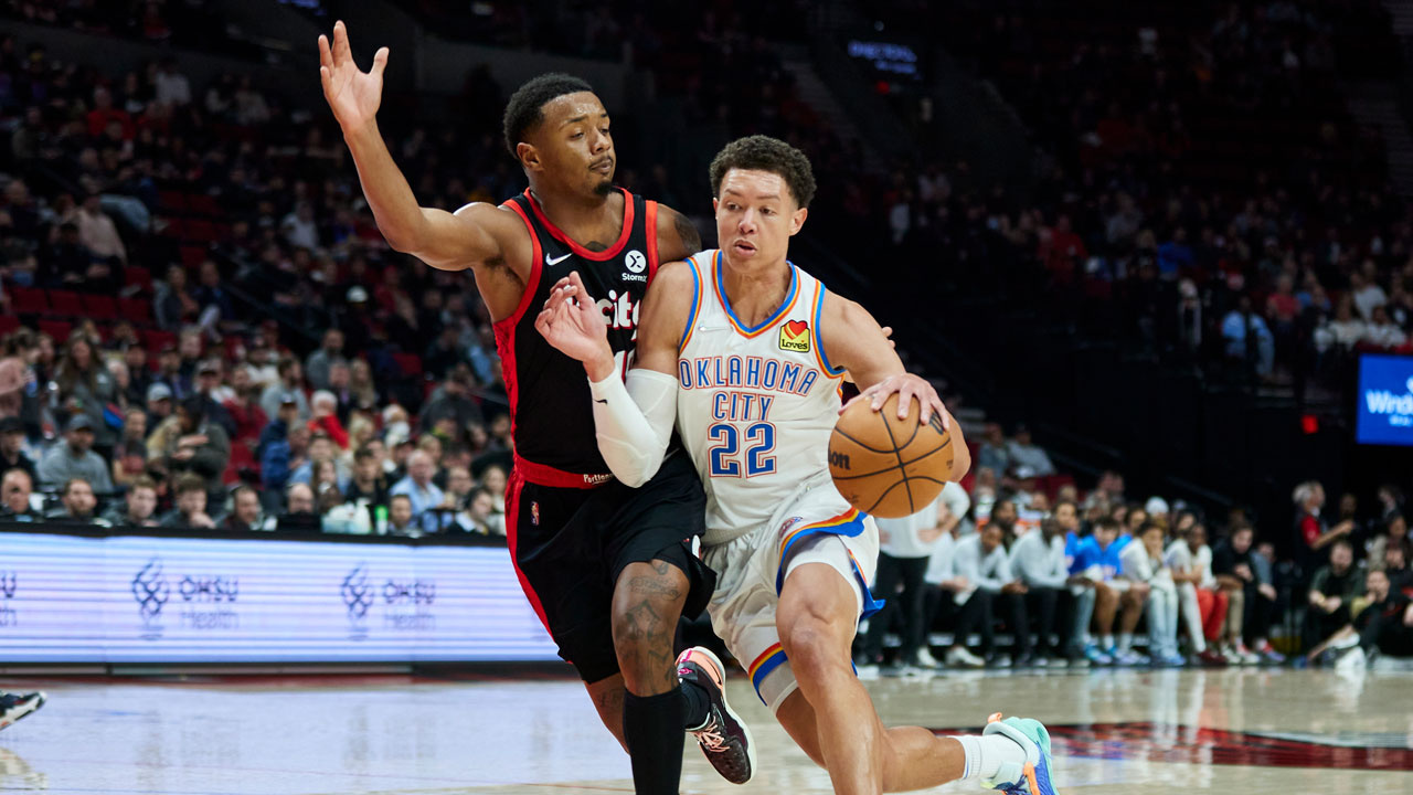 Roby Scores 30 As Thunder Down Blazers 134-131 In OT