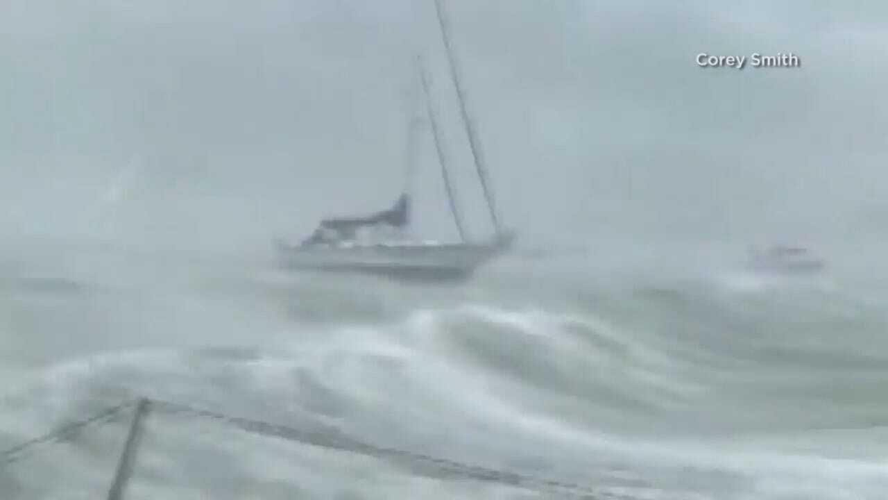 DRAMATIC VIDEO: Man Survives Wild Ride On Sailboat During Tornado On Cape Cod