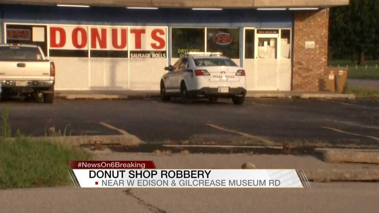 Tess Maune Reports On Armed Robbery At Tulsa Daylight Donuts