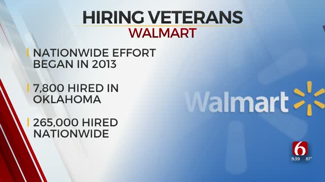 Walmart Celebrates Hiring More Than 7,800 Veterans In Oklahoma
