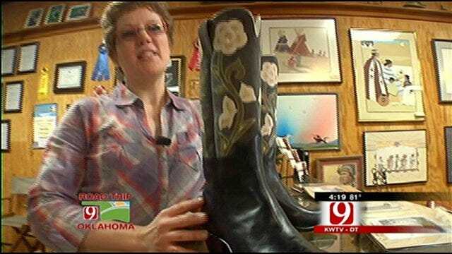 Guthrie Boot maker Creates Artistic Masterpieces