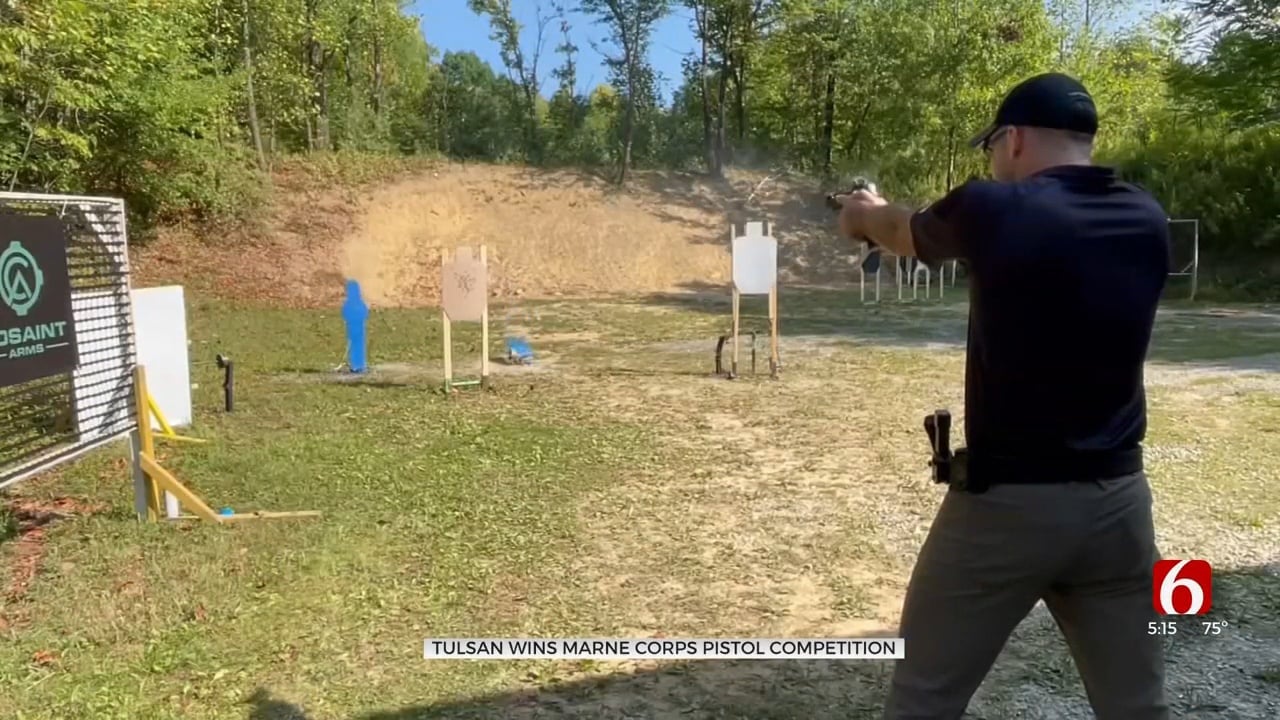 Tulsan Wins Award For Marine Corps Pistol Competition