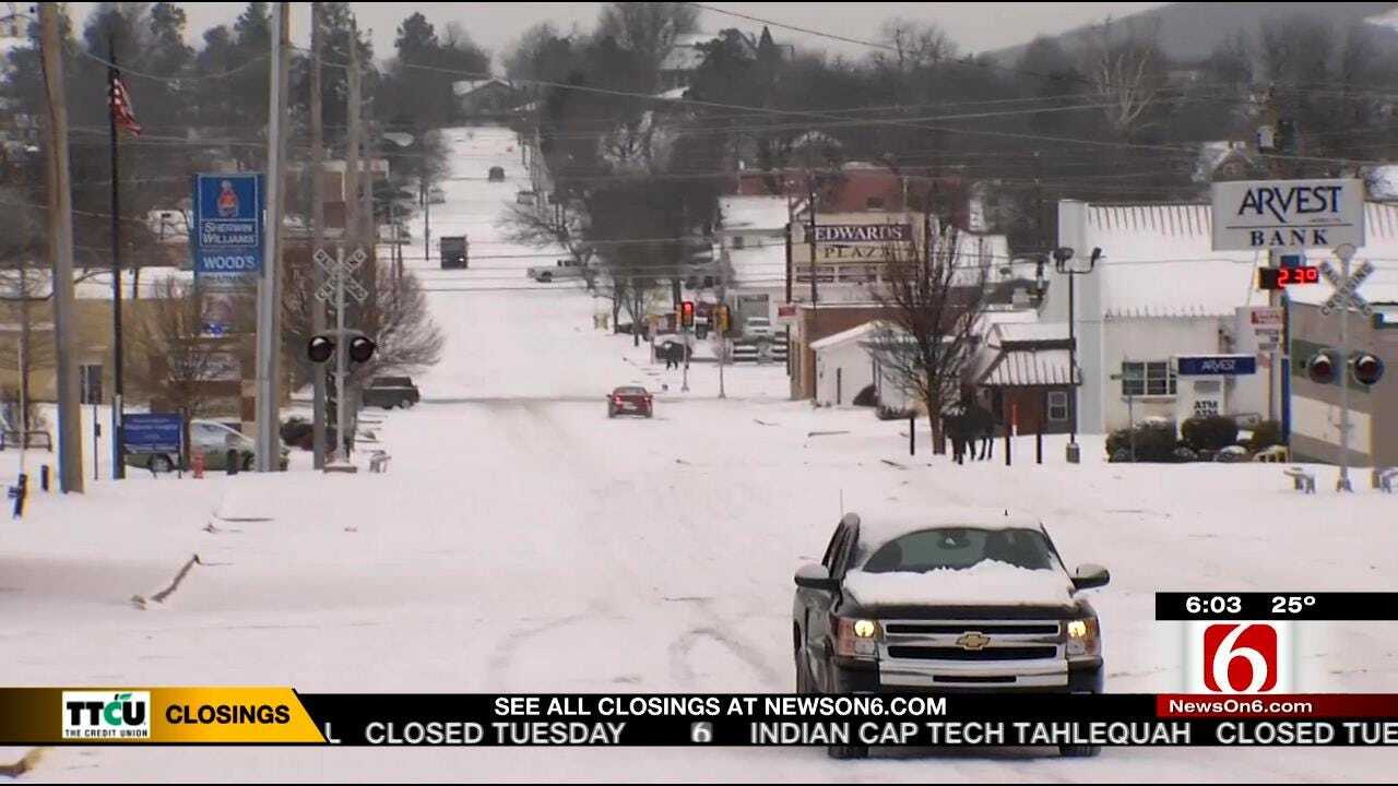 McAlester Area Pounded By Second Round Of Winter Weather