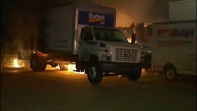 WEB EXTRA: Video From Budget Truck Fires