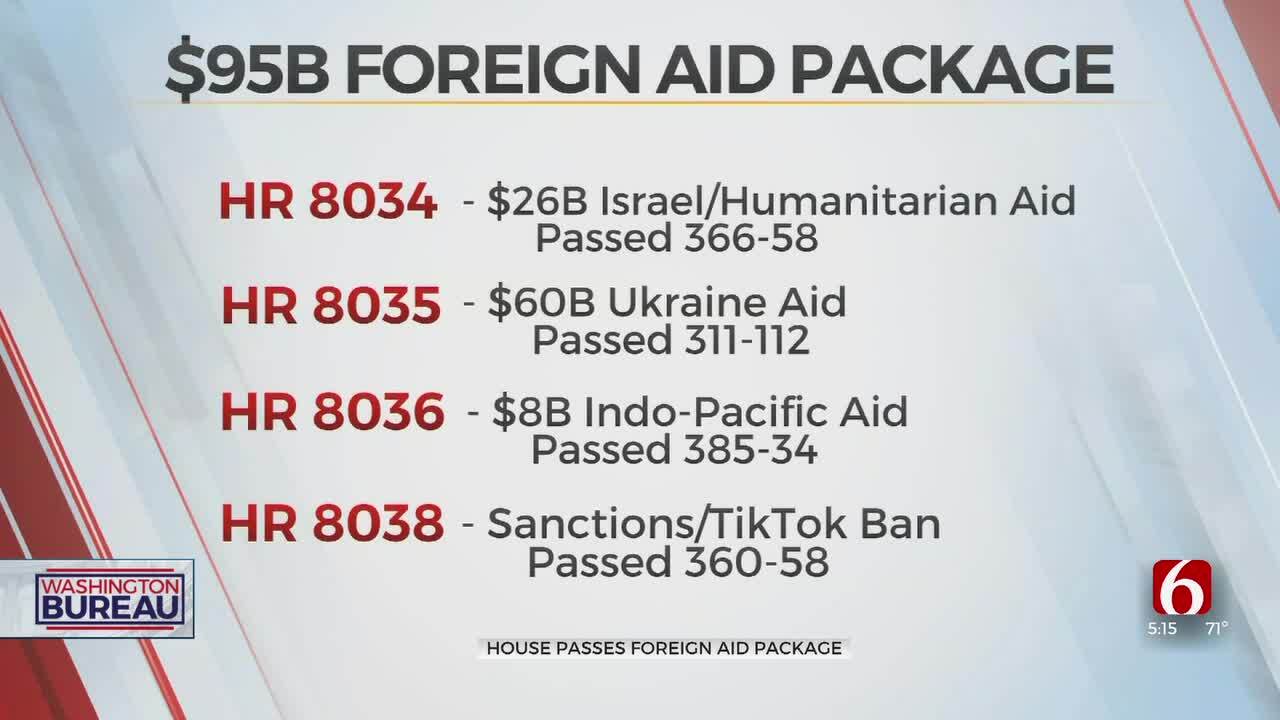 Foreign Aid Bills Advance From House To Senate