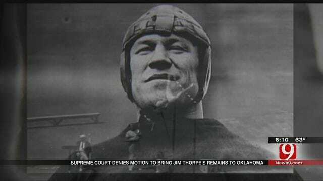 US Supreme Court Rejects Appeal To Move Jim Thorpe's Body Back To OK