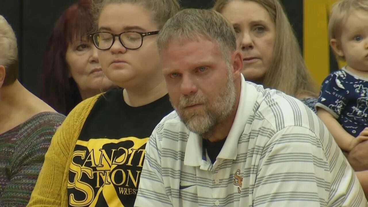 Prayer Rally Held For Sand Springs High School Football Coach