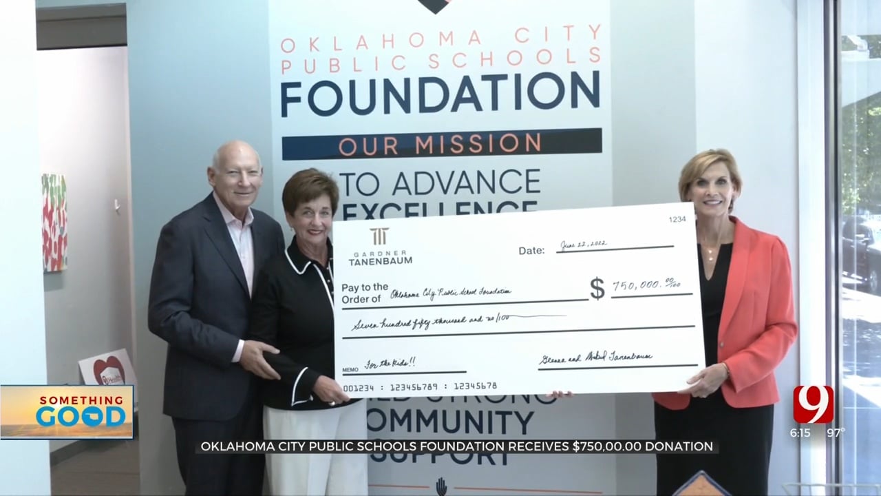 Oklahoma City Public Schools Foundation Receives $750,000 Donation
