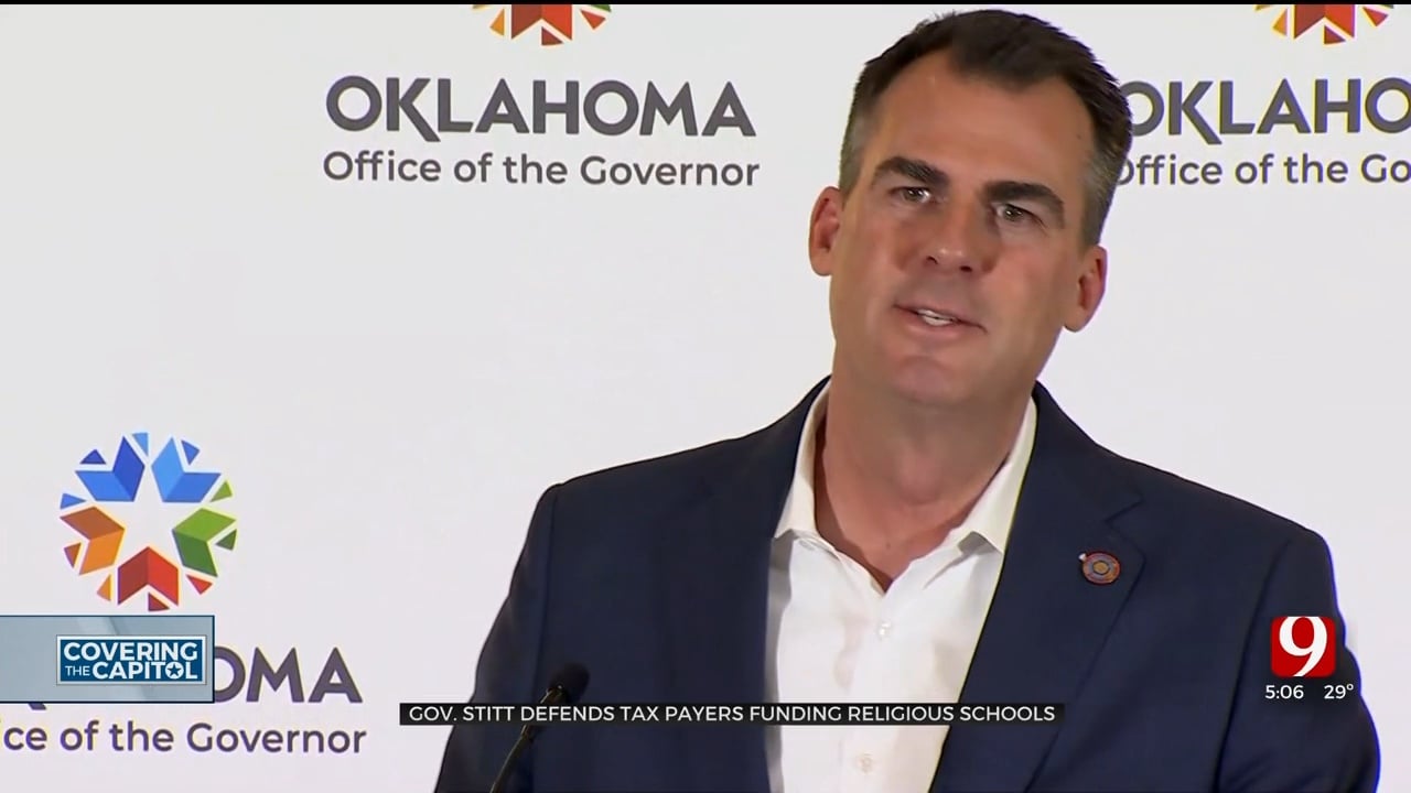 Gov. Stitt Defends Education Goals During Weekly Press Conference