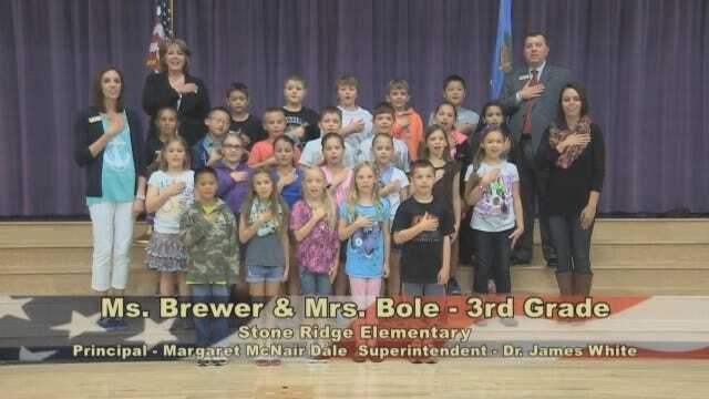 Ms. Brewer and Ms. Bole's 3rd Grade Class at Stone Ridge Elementary School