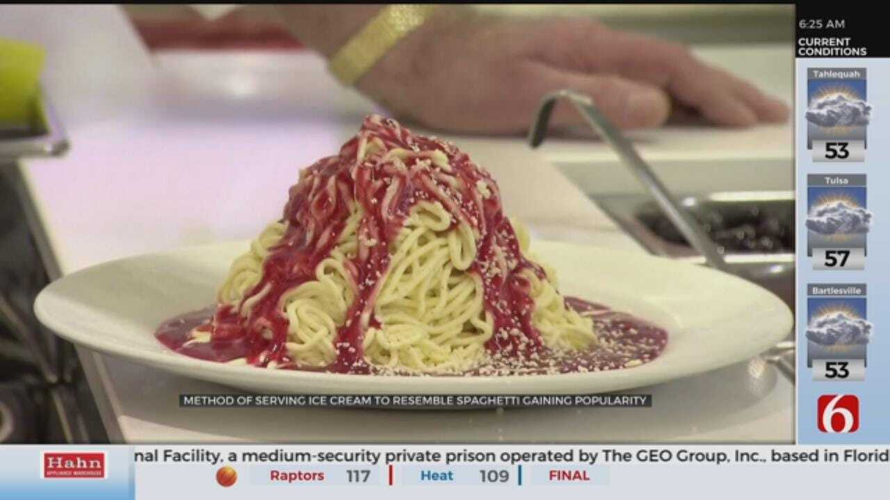 Chefs Serve Up Spaghetti Ice Cream