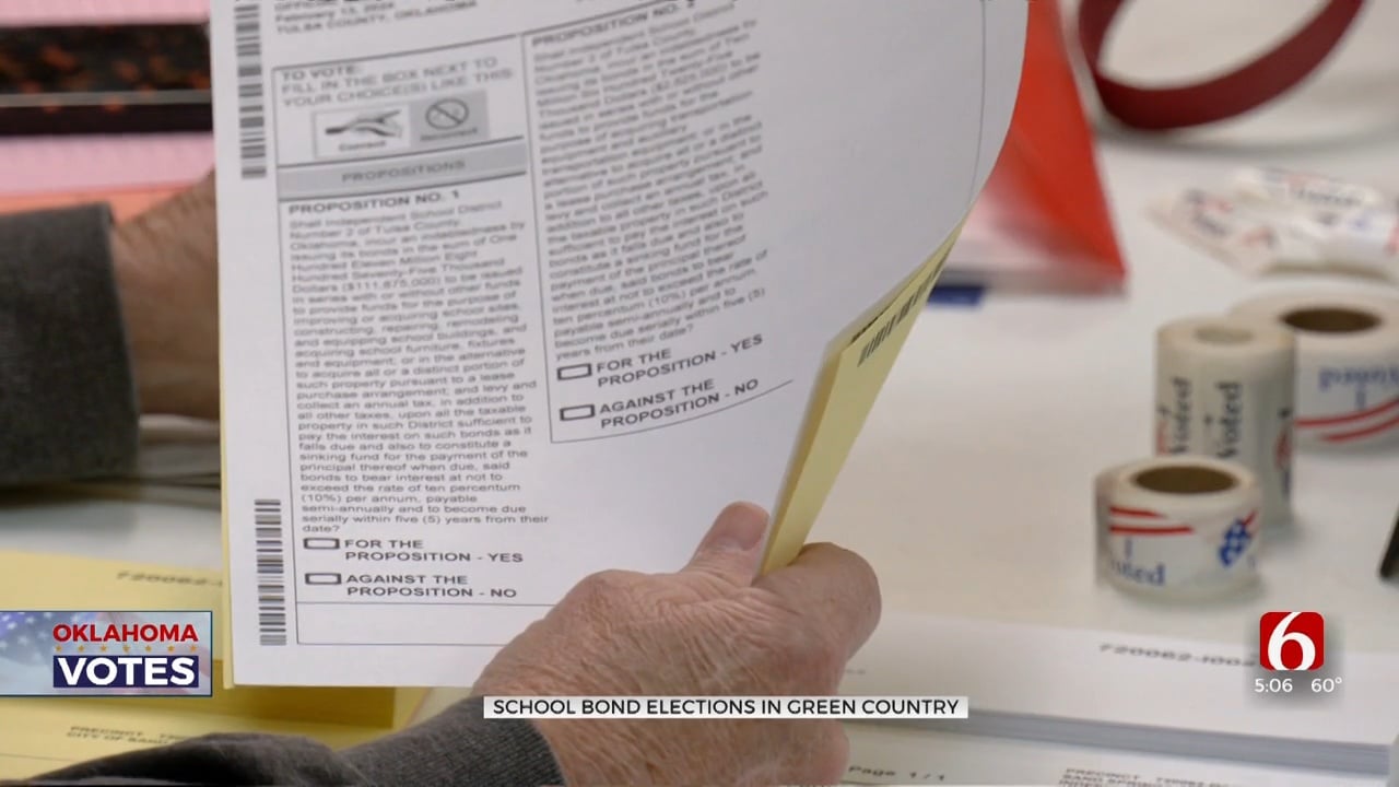 Districts Asking Voters To Consider School Bonds During Elections In Green Country