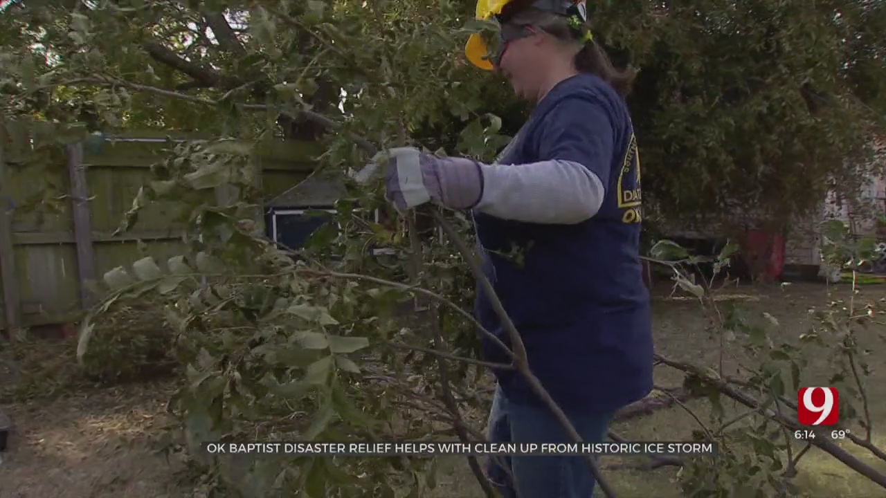 Baptist Disaster Relief Assist In Cleanup After Ice Storm