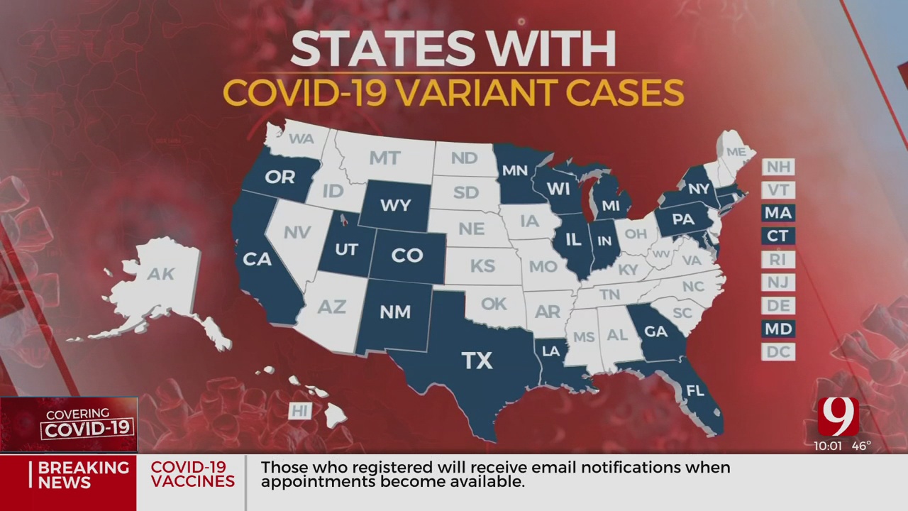 State Health Officials Say COVID-19 Variant Could Be In Oklahoma