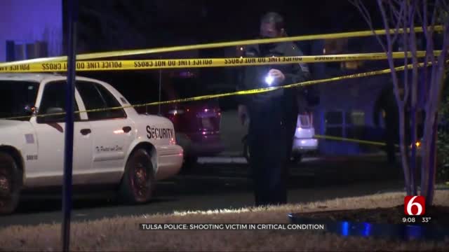 Tulsa Police: Shooting Victim In Critical Condition 