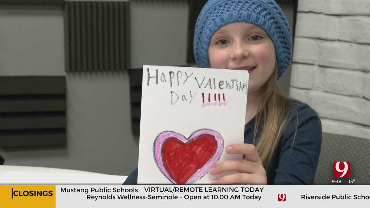 Young Girl Helps Homeless Communities Celebrate Valentine's Day 