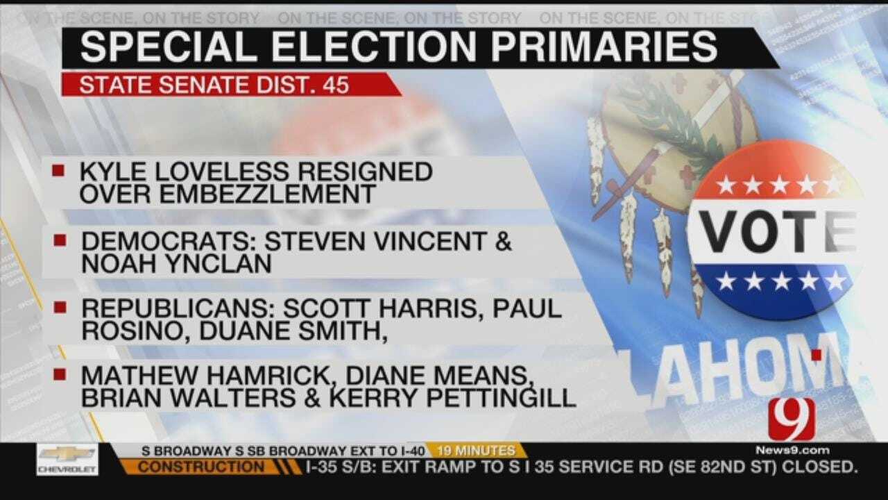 Special Primary Elections Will Be Held Today