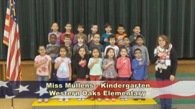 Miss Mullens' Kindergarten Class At Western Oaks Elementary