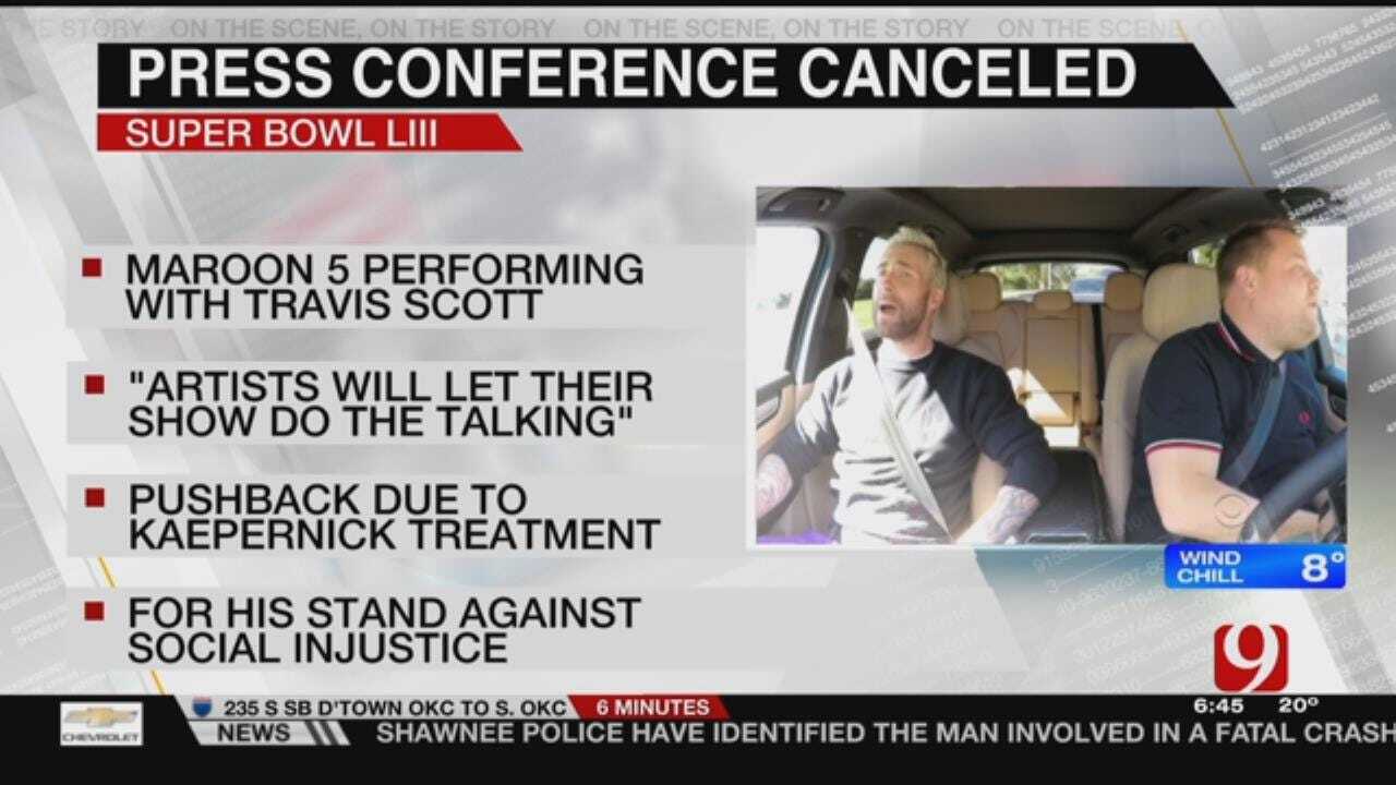 NFL Cancels Maroon 5 Pre Super Bowl Press Conference