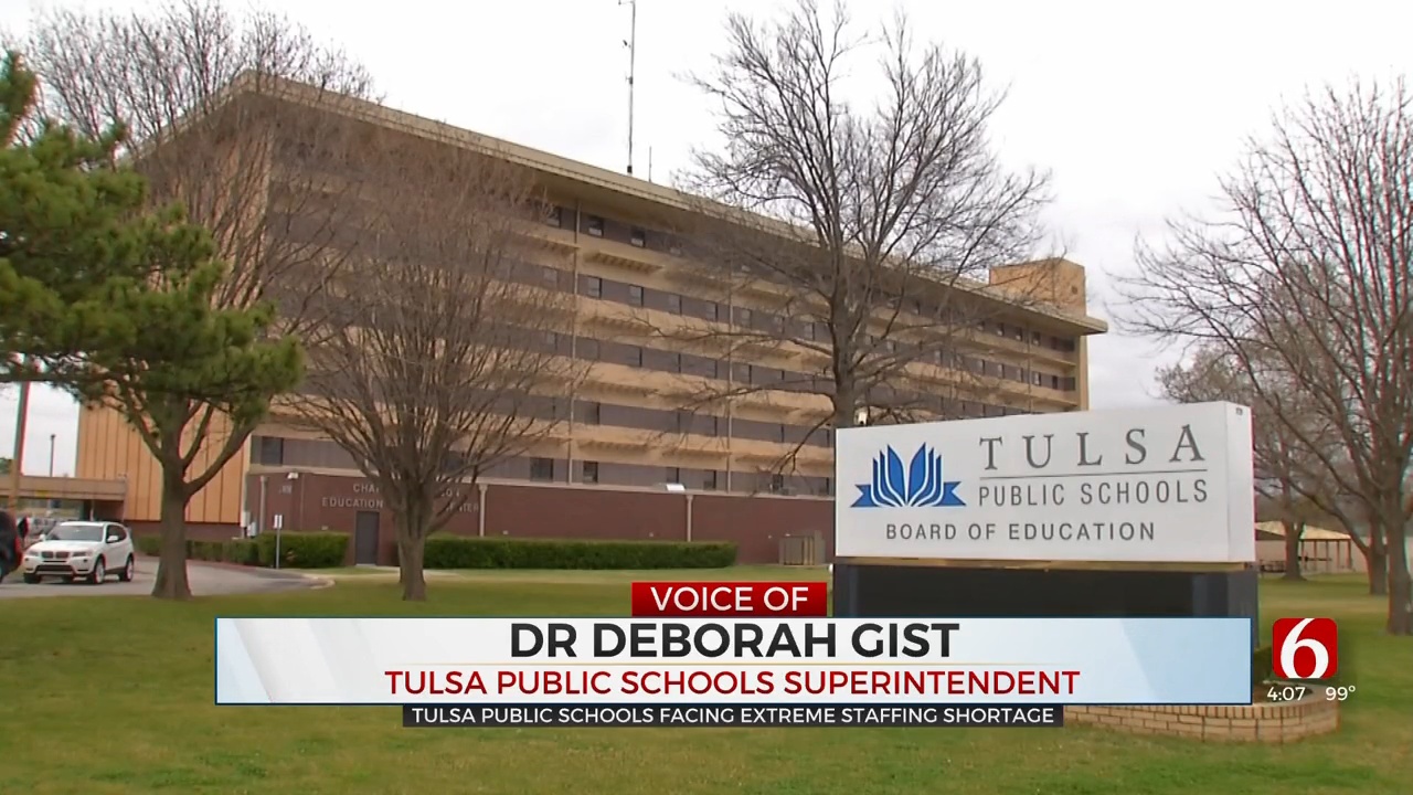 Tulsa Public Schools Facing Extreme Staffing Shortage