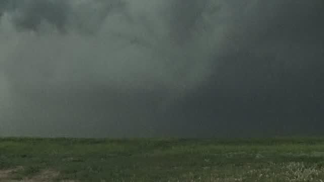 WATCH: Val & Amy Track Tornado In SW Kansas