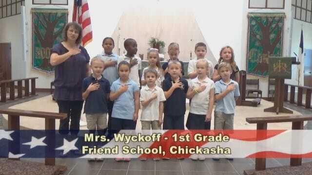 Mrs. Wyckoff's 1st Grade Class at Friend School in Chickasha