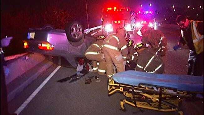 WEB EXTRA: Video From Scene Of Broken Arrow Expressway Crash