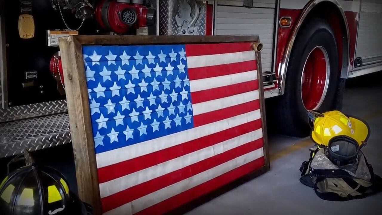 Florida Firefighter Turns Old Fire Hoses Into Works Of Art