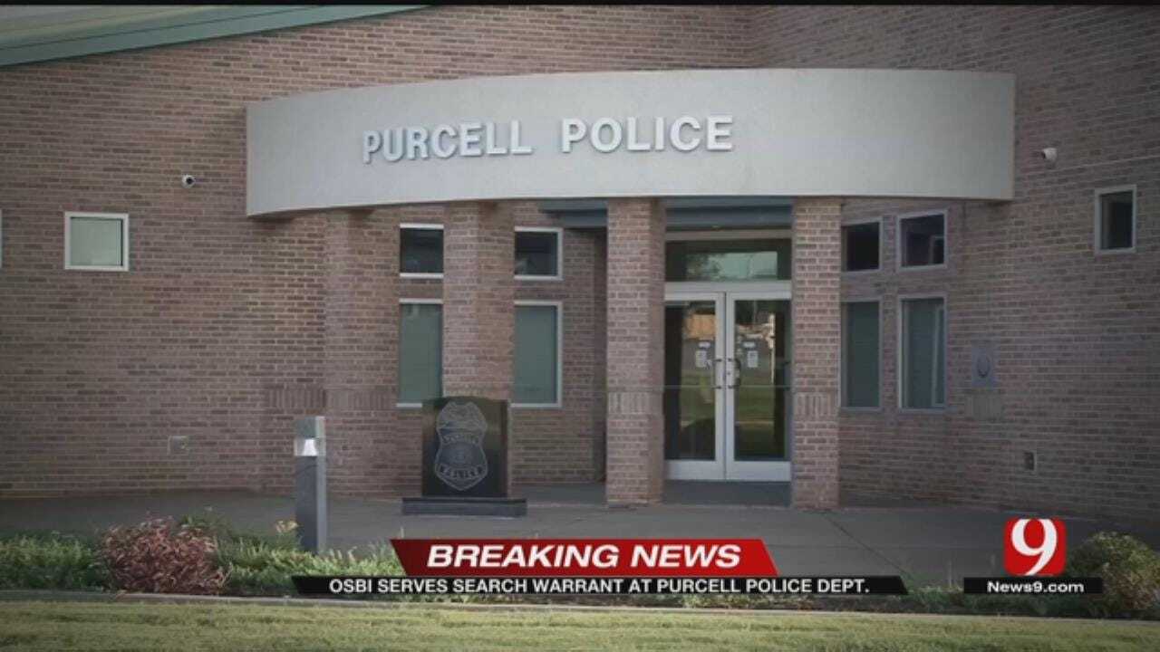 OSBI Served Search Warrant At Purcell Police Department