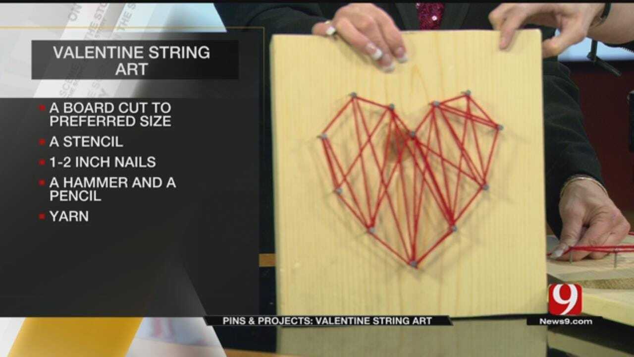 Pins & Projects: Valentine String Art